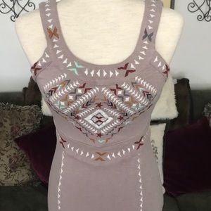 Beautiful embroidered free people mini dress!!